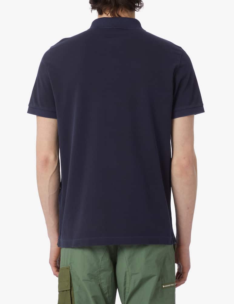 rinascente Stone Island Polo con patch lavata 