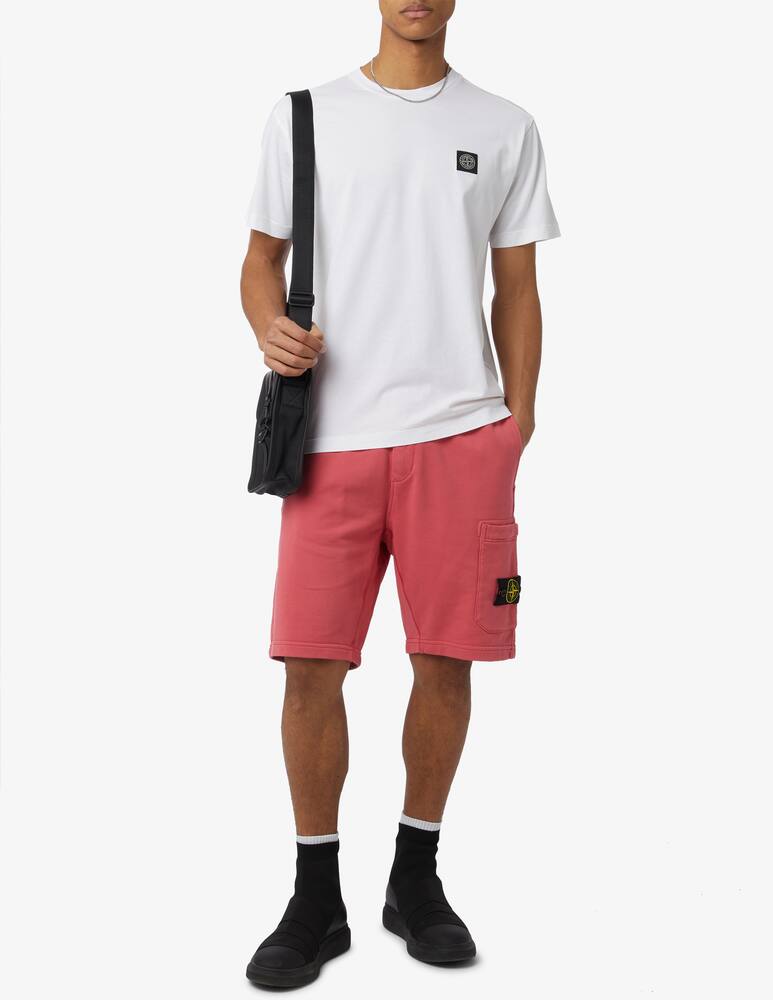 rinascente Stone Island Fleece bermuda Red 