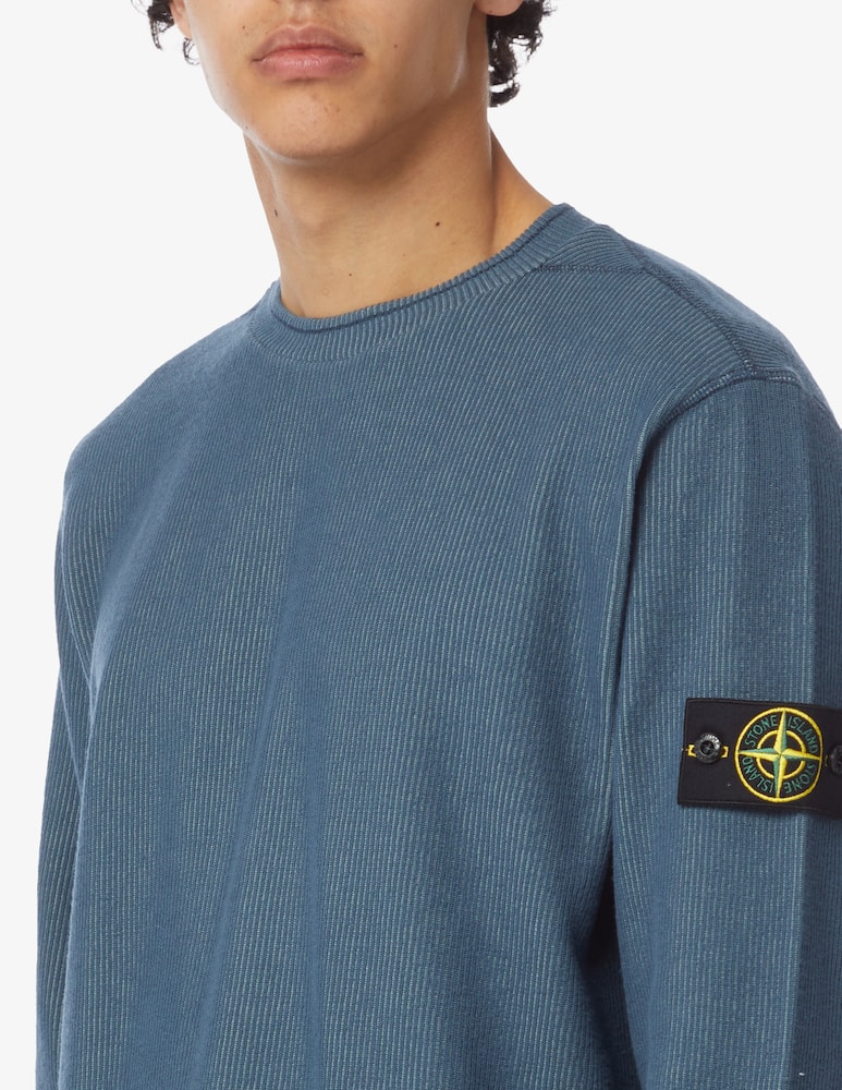 Stone Island Felpa girocollo a costine - immagine 4 Stone Island Felpa girocollo a costine - immagine 4