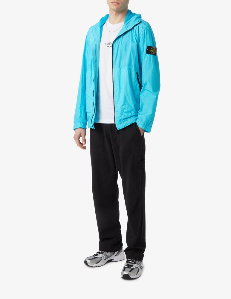 rinascente Stone Island Giacca crinkle con cappuccio 