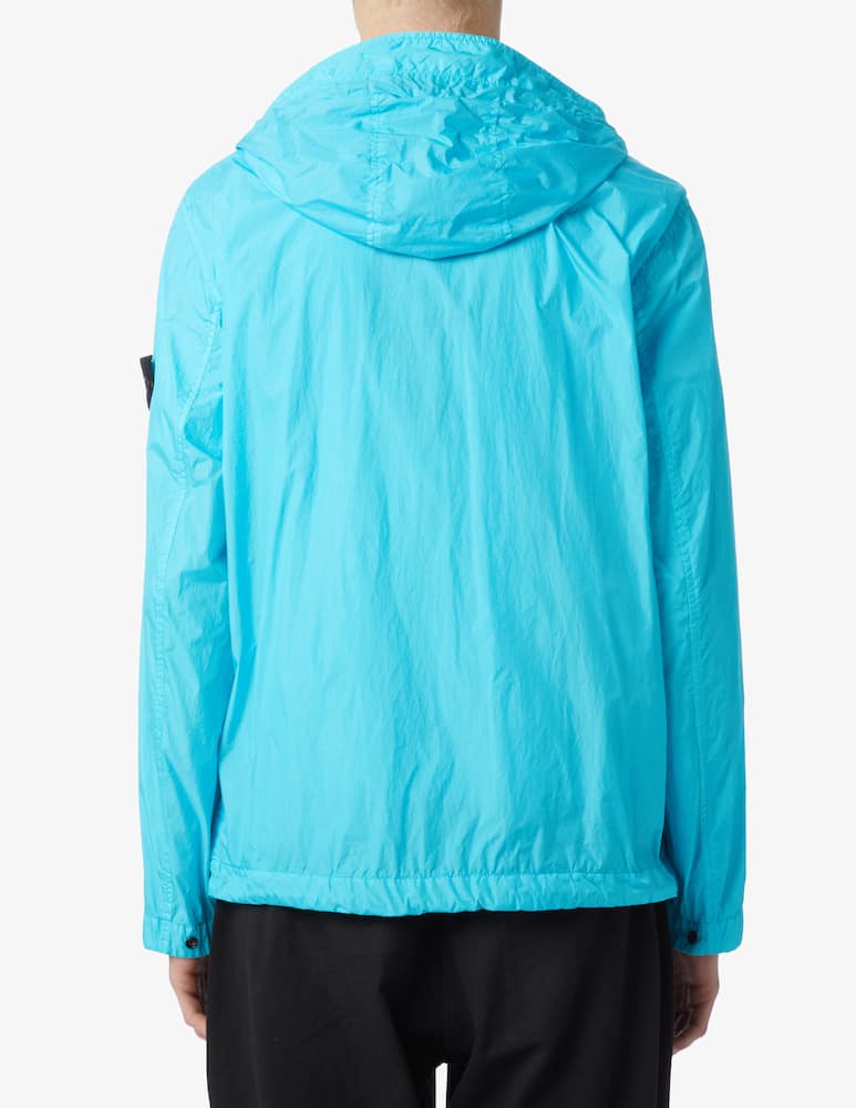 rinascente Stone Island Giacca crinkle con cappuccio 