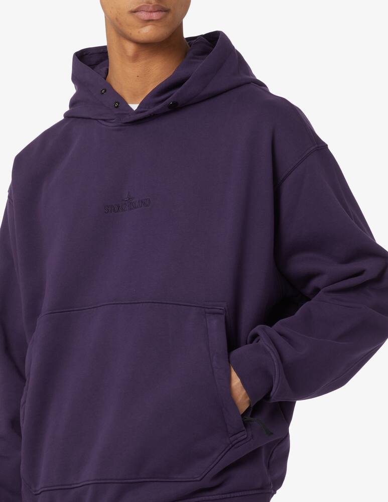 Stone Island Felpa con cappuccio con logo - immagine 4 Stone Island Felpa con cappuccio con logo - immagine 4
