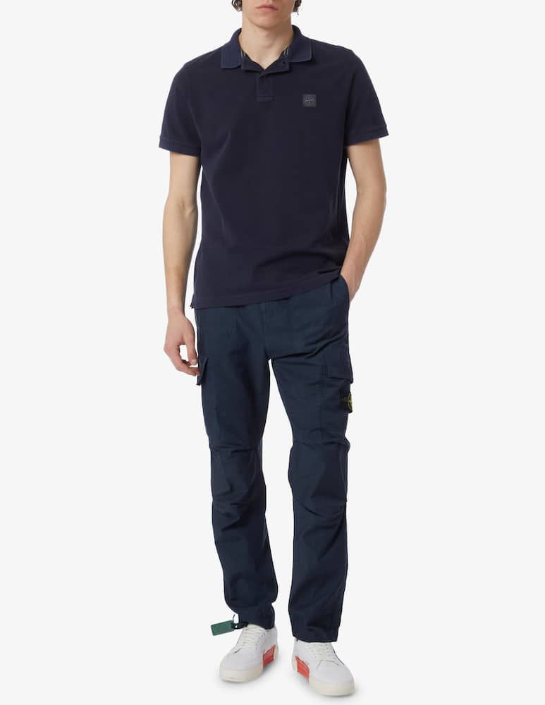 Stone Island Pantaloni cargo in cupro - immagine 2 Stone Island Pantaloni cargo in cupro - immagine 2