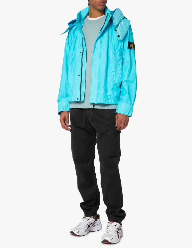 rinascente Stone Island Giacca membrana con cappuccio removibile 