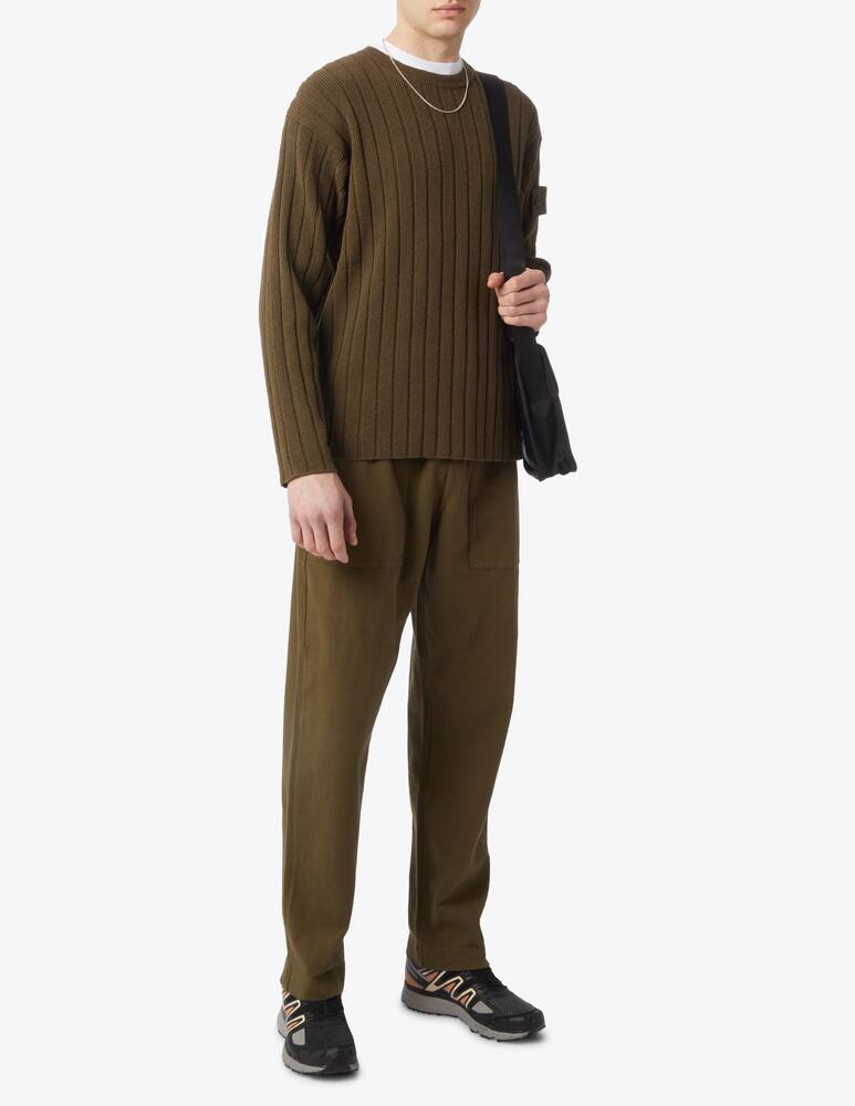 rinascente Stone Island Maglia girocollo ghost a costine 