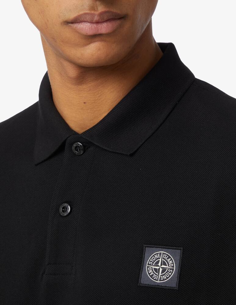 rinascente Stone Island Polo maniche corte con patch 