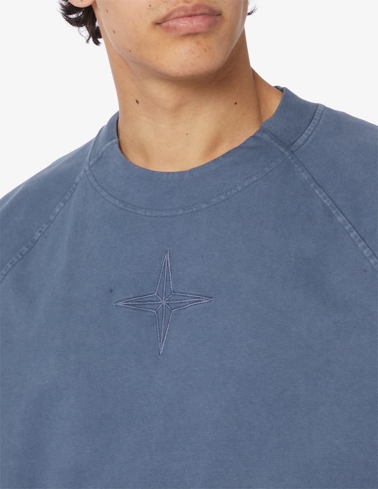 rinascente Stone Island Logo crewneck sweater