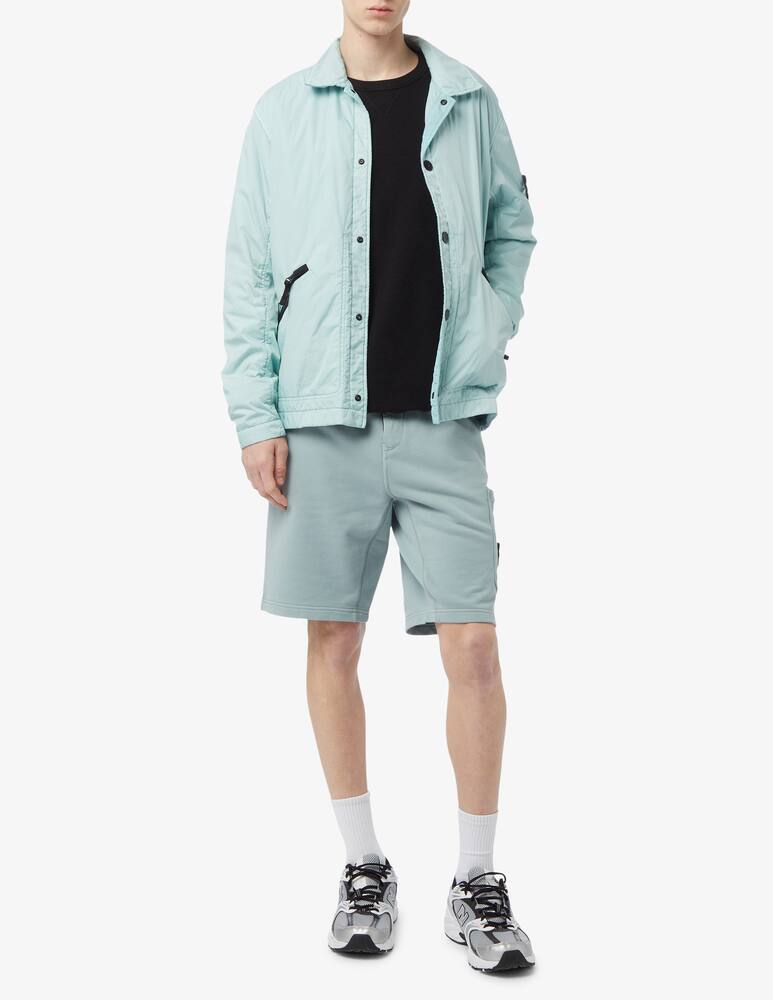 rinascente Stone Island Giacca camicia imbottita crinkle 