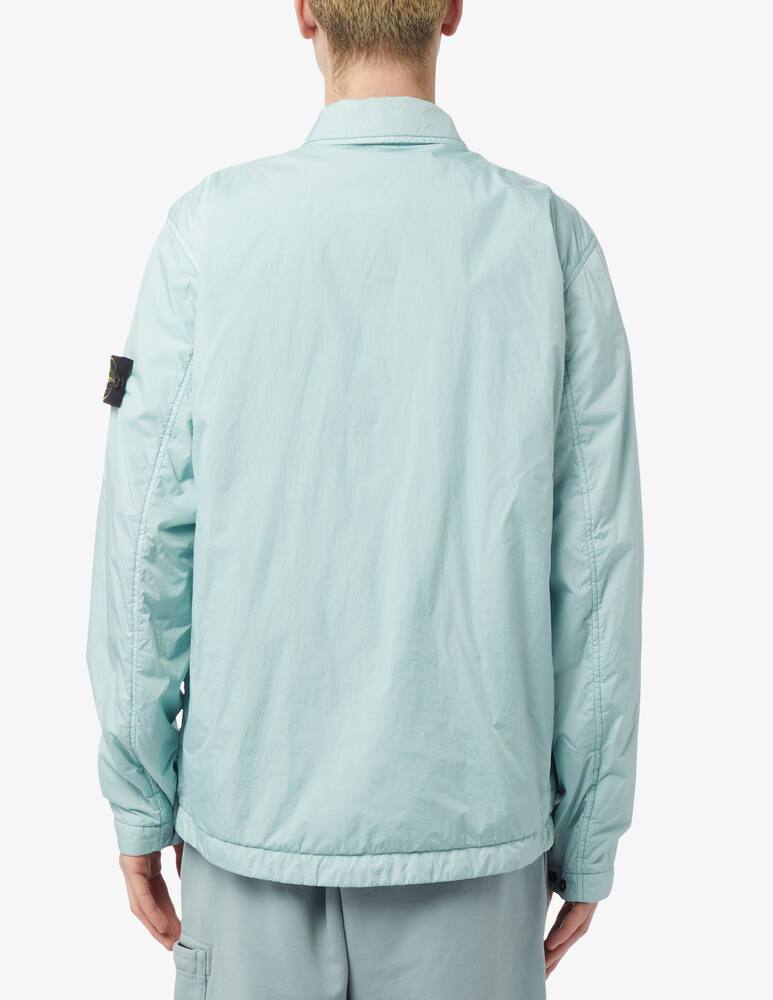 rinascente Stone Island Giacca camicia imbottita crinkle 