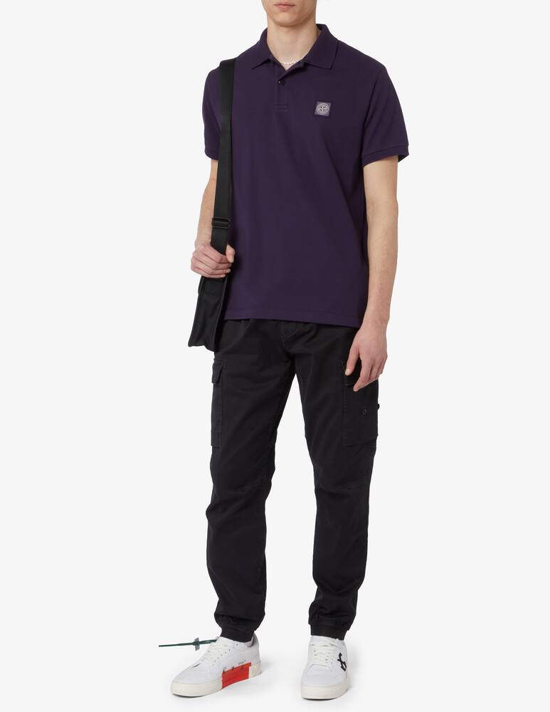 rinascente Stone Island Polo maniche corte con patch 