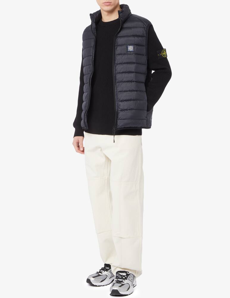 rinascente Stone Island English ribbed crewneck jumper