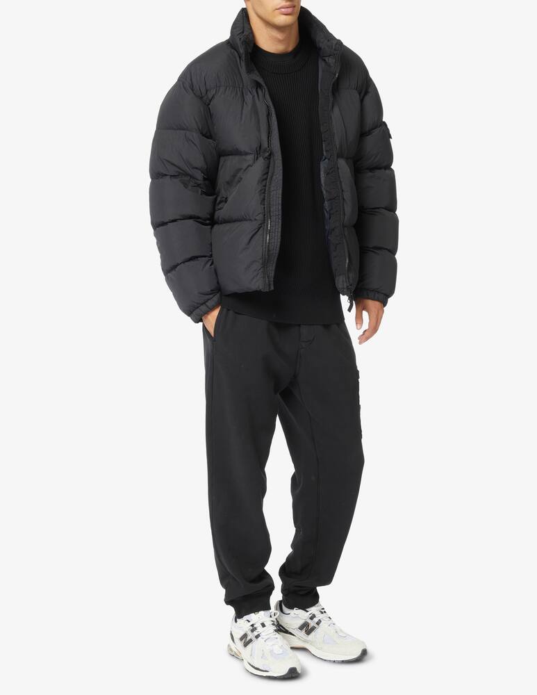 rinascente Stone Island Cropped crinkle downjacket