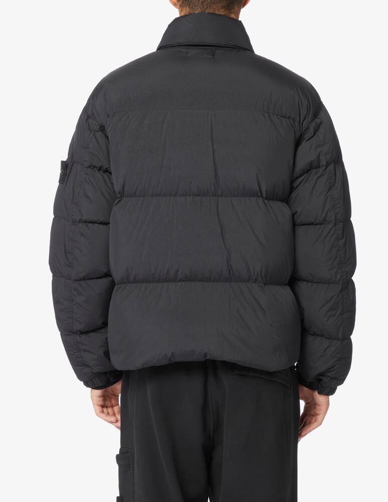 rinascente Stone Island Cropped crinkle downjacket