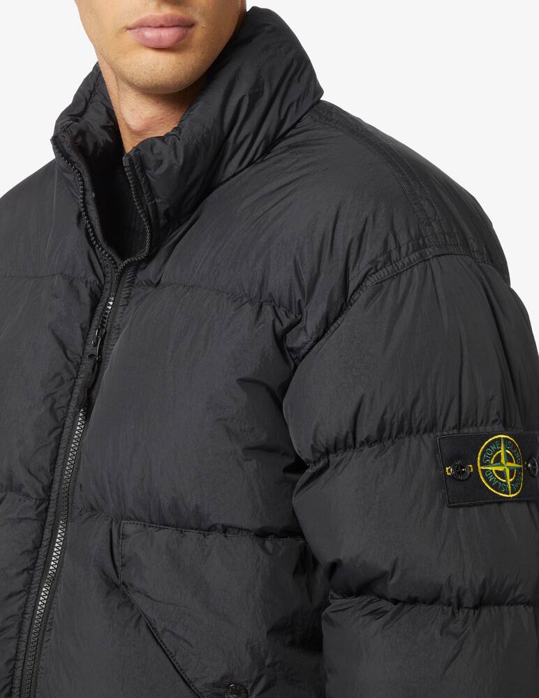 rinascente Stone Island Cropped crinkle downjacket