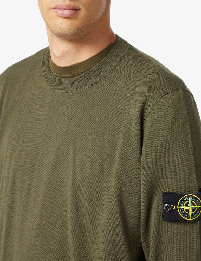 rinascente Stone Island Merino crewneck jumper