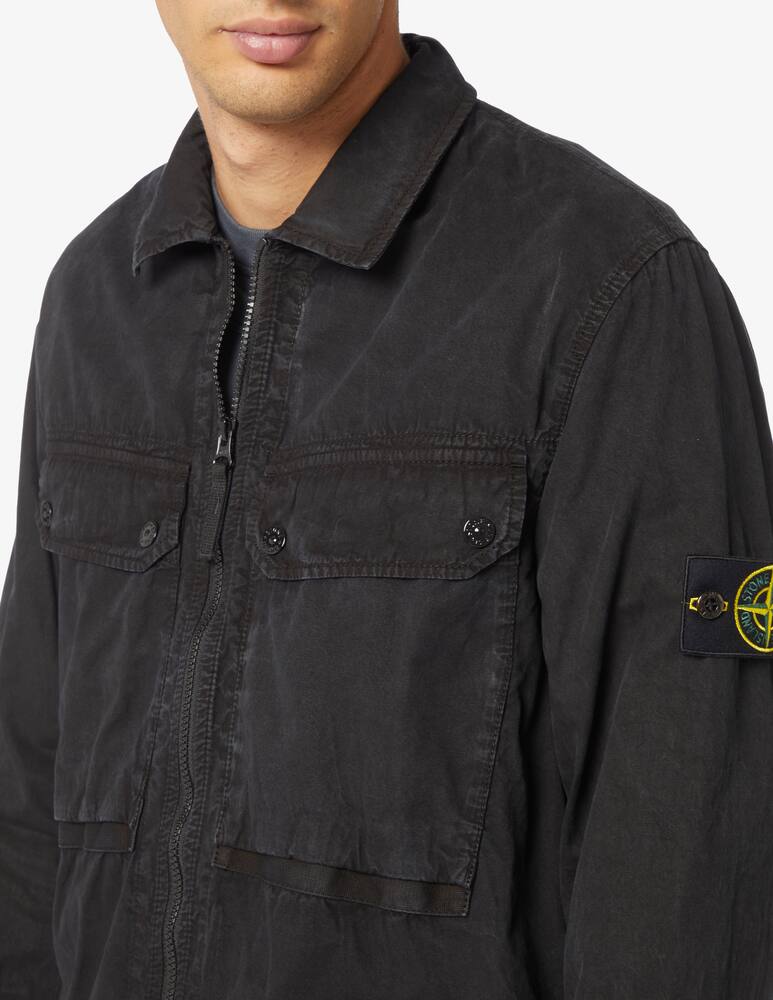 rinascente Stone Island Sovracamicia cotone smerigliato