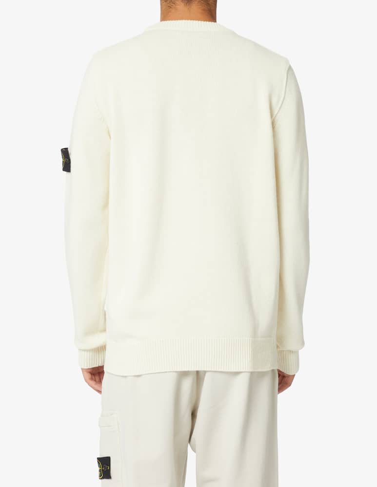 Stone Island Lambswool crewneck jumper - picture 3 Stone Island Lambswool crewneck jumper - picture 3