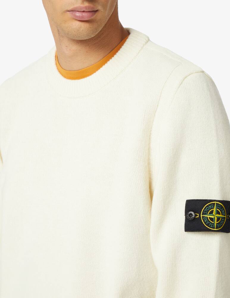 Stone Island Lambswool crewneck jumper - picture 4 Stone Island Lambswool crewneck jumper - picture 4