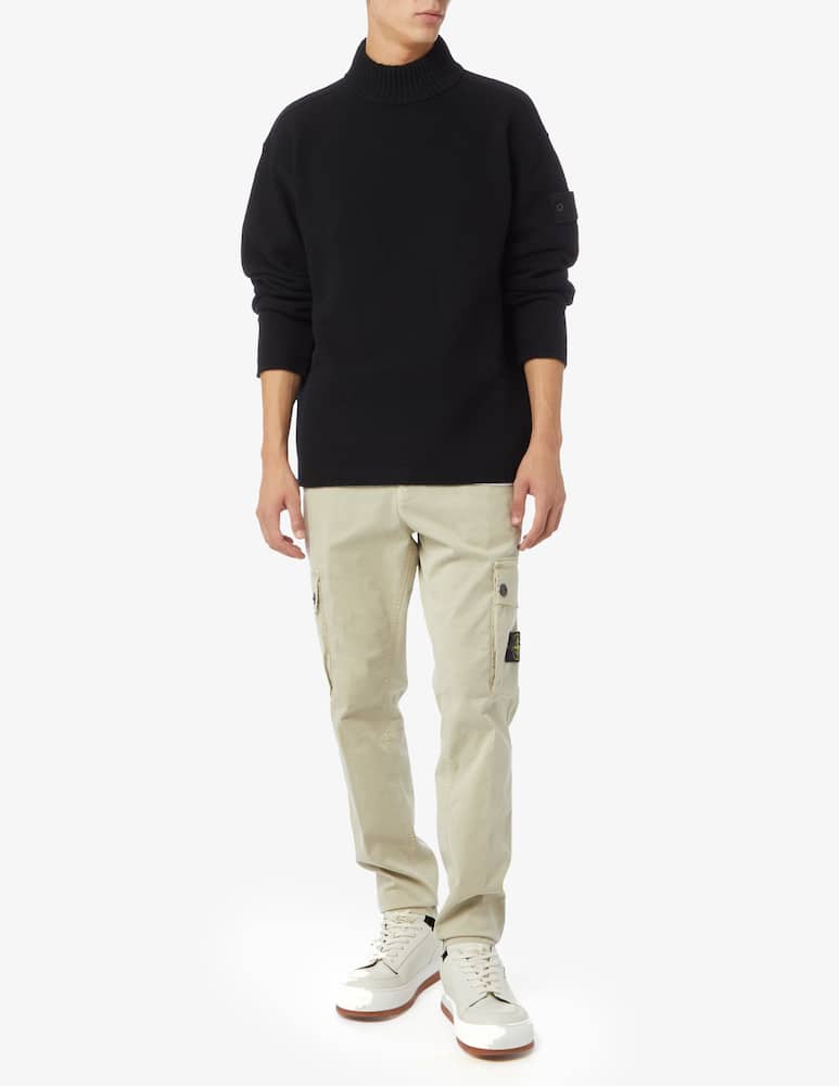 Stone Island Pantaloni cargo twill slim fit - immagine 2 Stone Island Pantaloni cargo twill slim fit - immagine 2