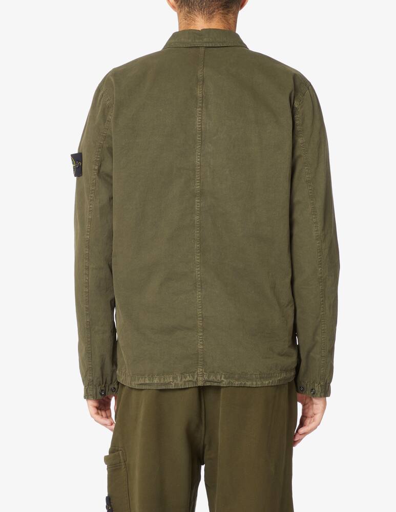 Stone Island Sovracamicia cotone smerigliato - immagine 3 Stone Island Sovracamicia cotone smerigliato - immagine 3