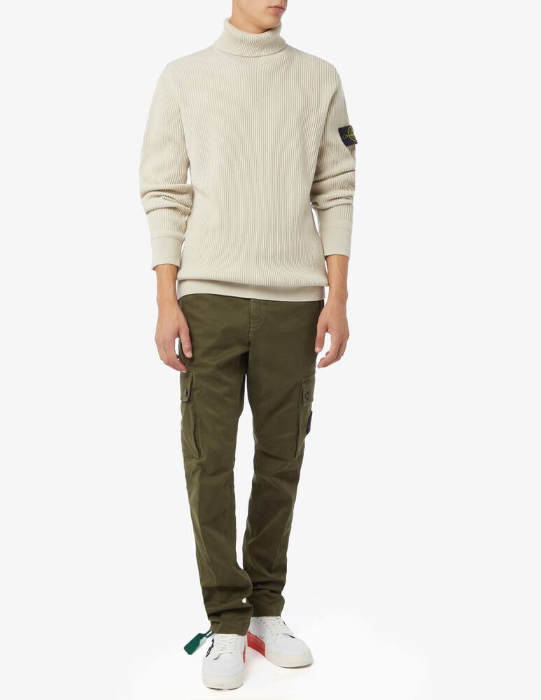 rinascente Stone Island Pantaloni cargo twill slim fit