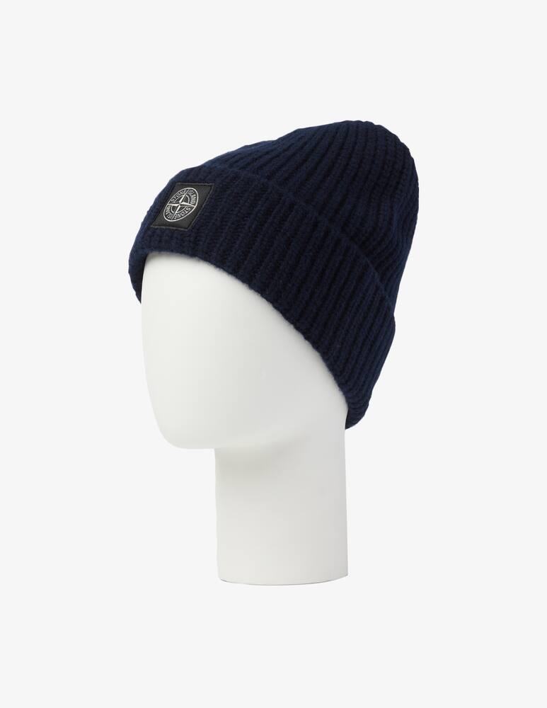 Stone Island Cappello beanie lana costine - immagine 1