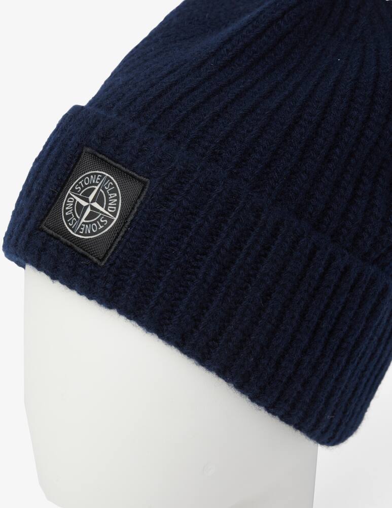 Stone Island Cappello beanie lana costine - immagine 4