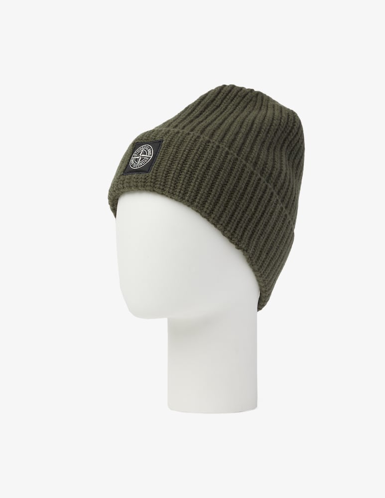rinascente Stone Island Cappello beanie lana costine