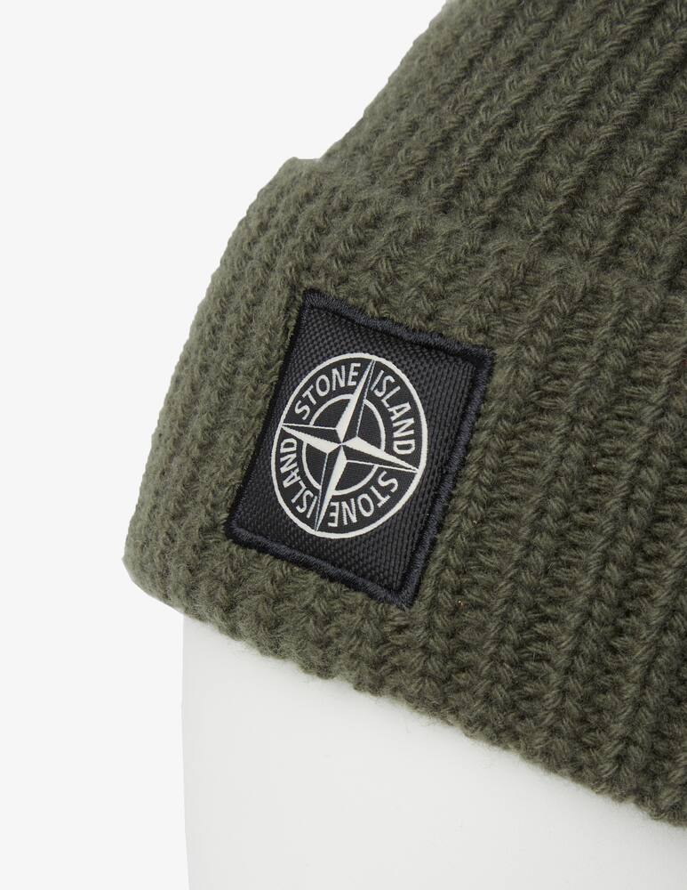 rinascente Stone Island Cappello beanie lana costine