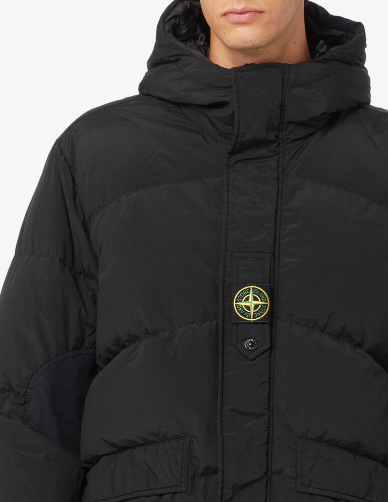 rinascente Stone Island Giacca imbottita con cappuccio metal reversibile