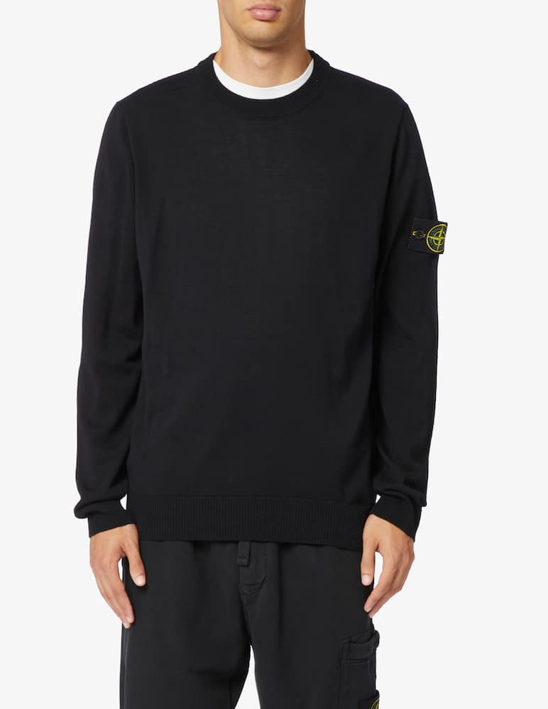 Stone Island Maglia girocollo merino - immagine 1 Stone Island Maglia girocollo merino - immagine 1