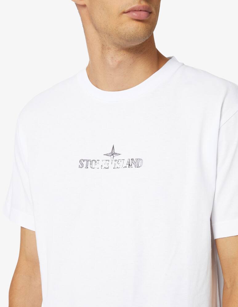 rinascente Stone Island Degrade front logo t-shirt
