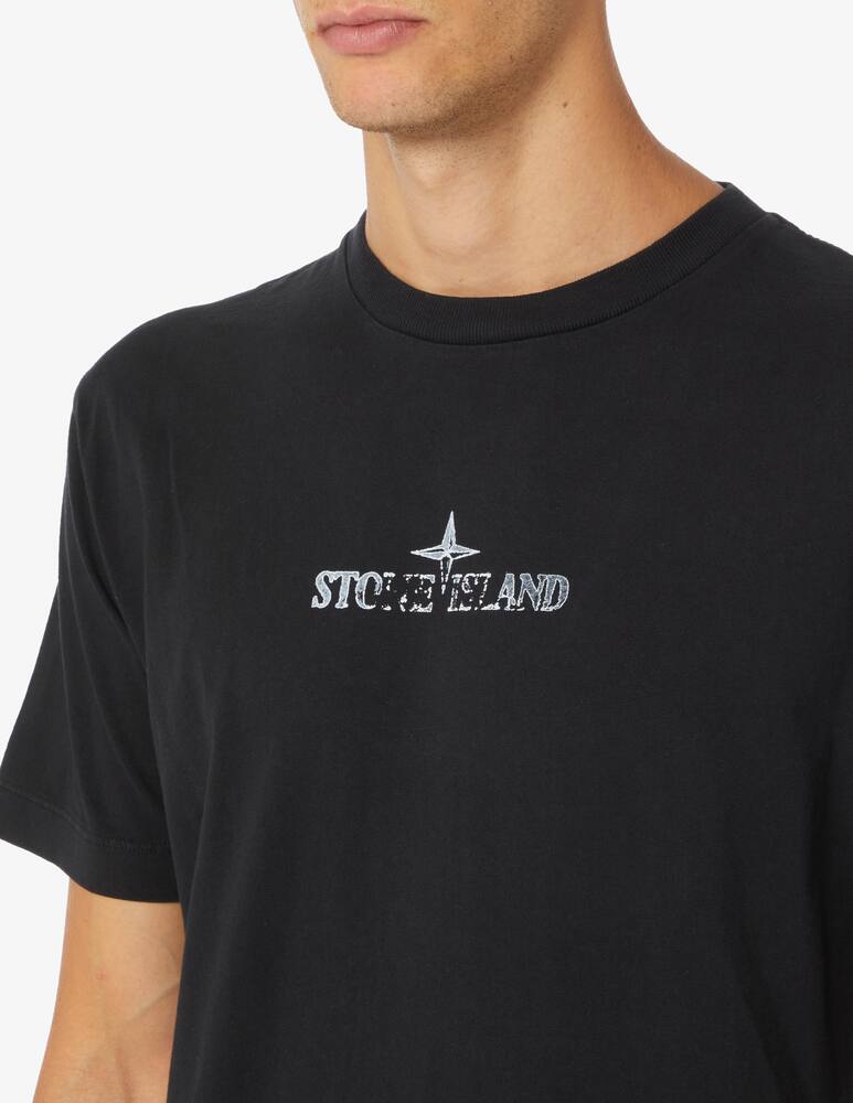 rinascente Stone Island Degrade front logo t-shirt