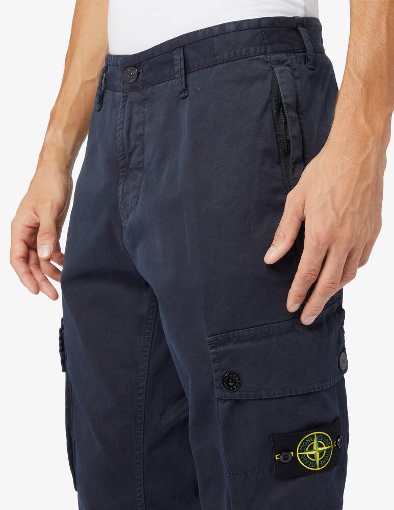 rinascente Stone Island Pantaloni cargo twill slim fit