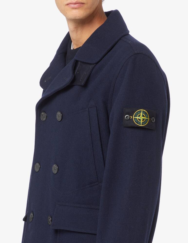 Stone Island Cappotto peacot panno - immagine 3 Stone Island Cappotto peacot panno - immagine 3