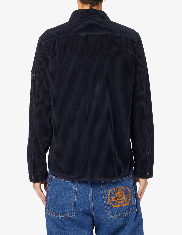 rinascente Stone Island Ribbed velvet shirt