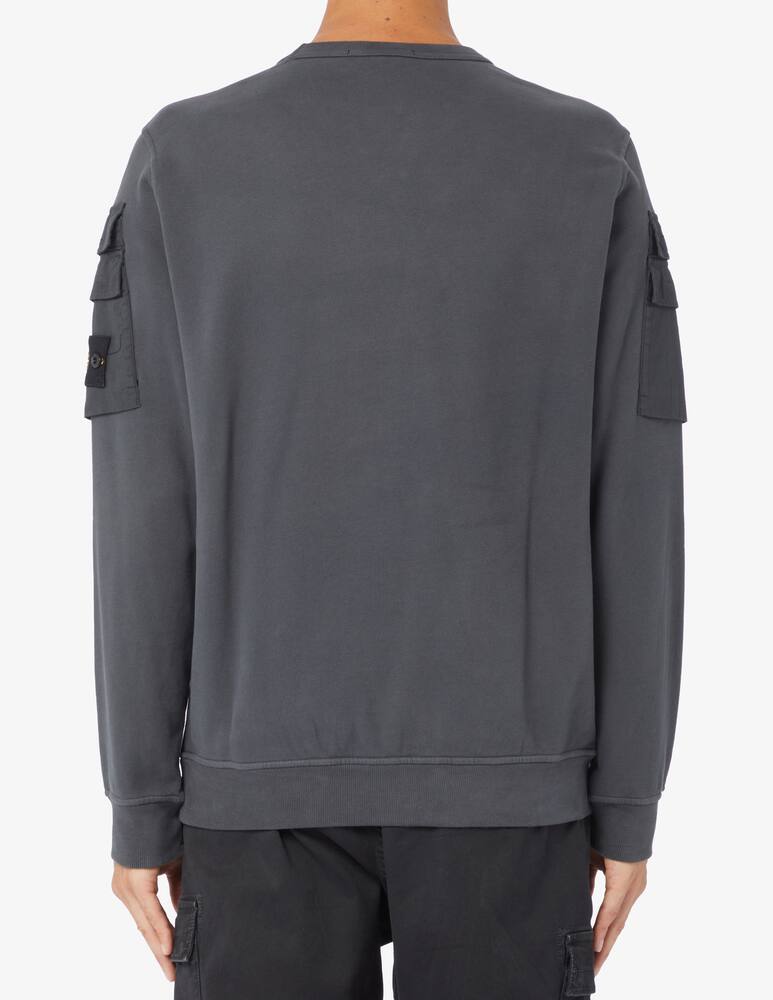 rinascente Stone Island Felpa girocollo con tasche