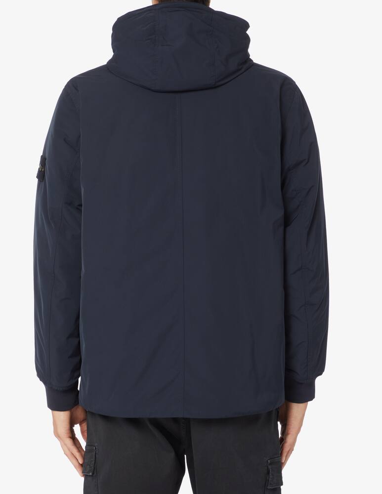 rinascente Stone Island Hooded micro twill jacket