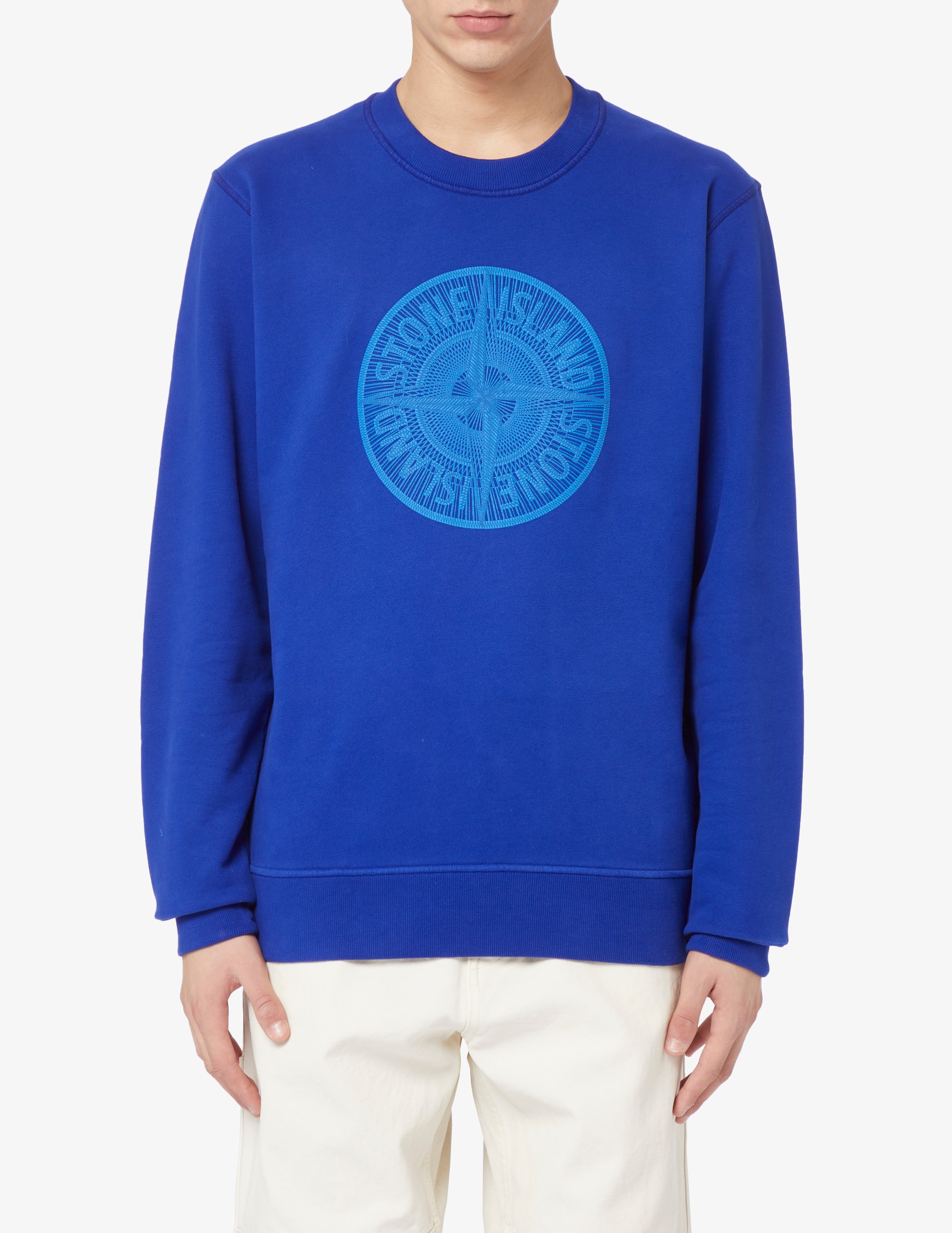 felpa girocollo stone island