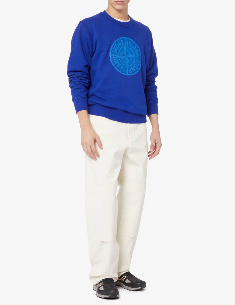 rinascente Stone Island Felpa girocollo stampa