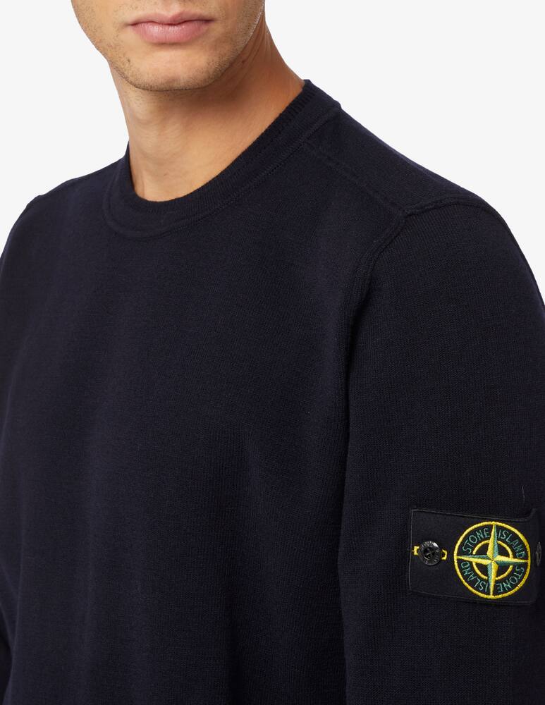 rinascente Stone Island Stretch wool crewneck jumper
