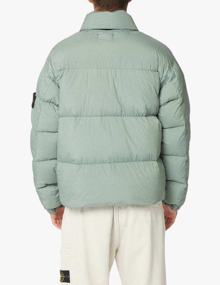 rinascente Stone Island Cropped crinkle downjacket