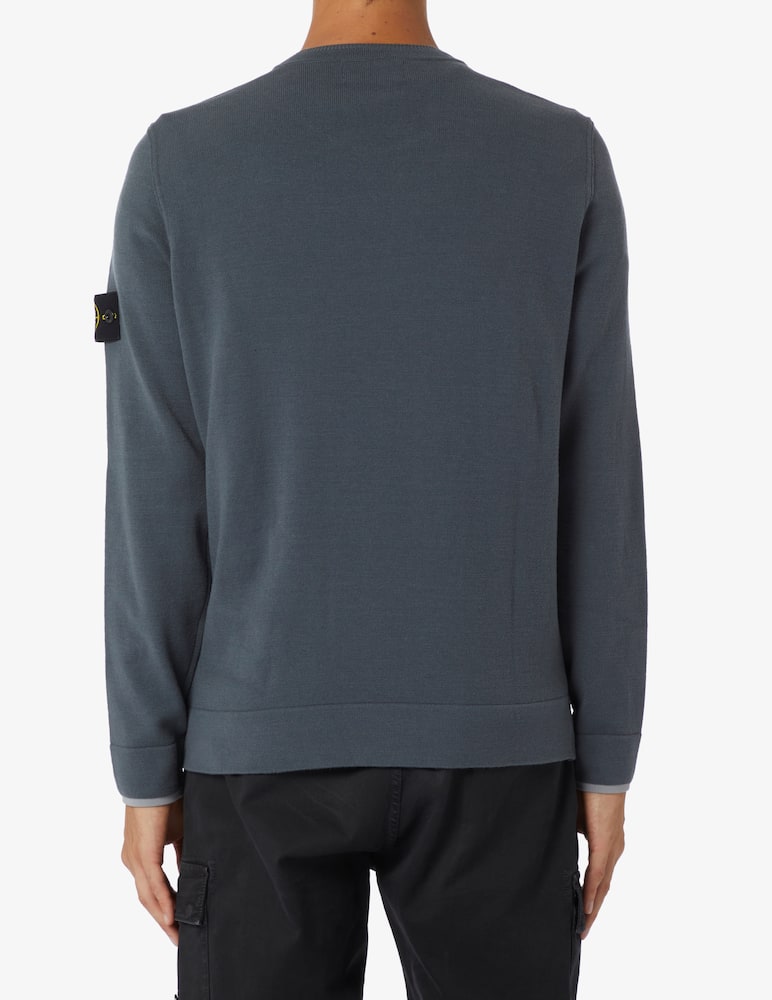 rinascente Stone Island Stretch wool crewneck jumper