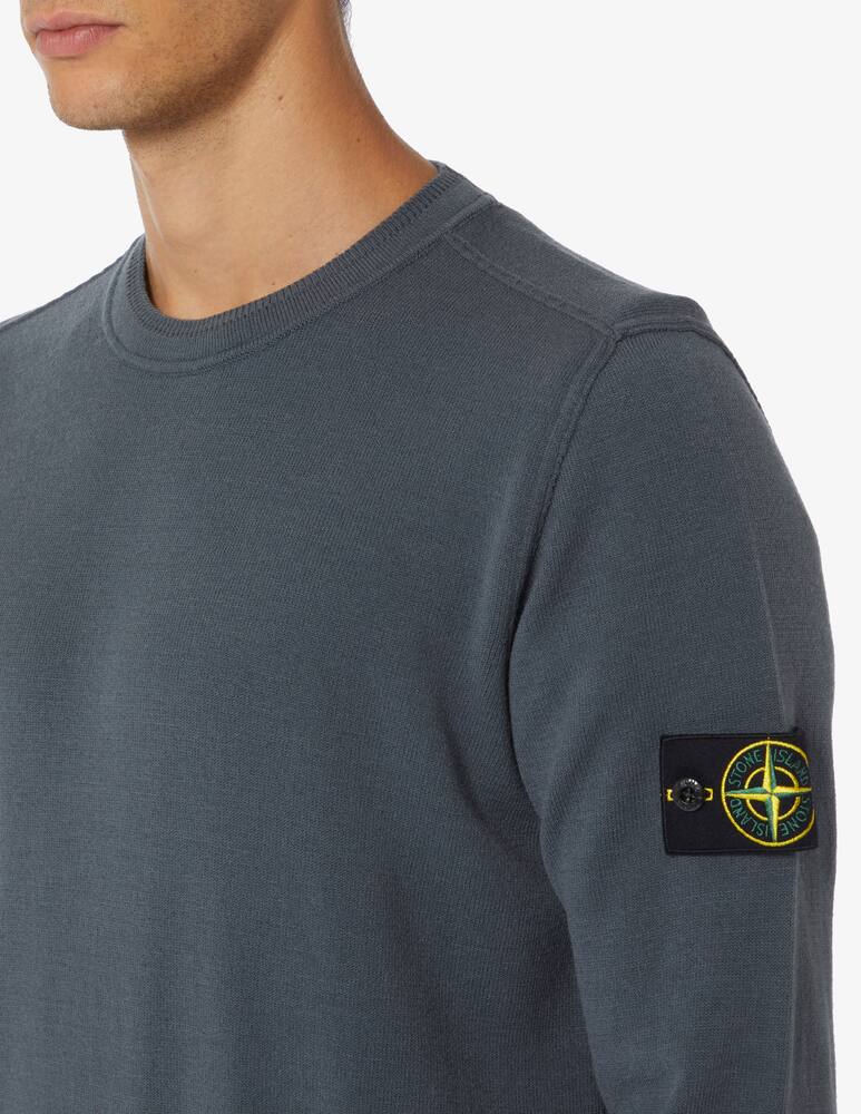 rinascente Stone Island Stretch wool crewneck jumper