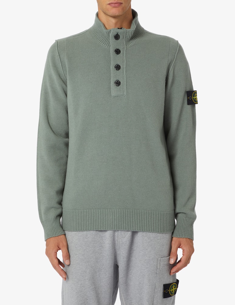 rinascente Stone Island Wool polo shirt