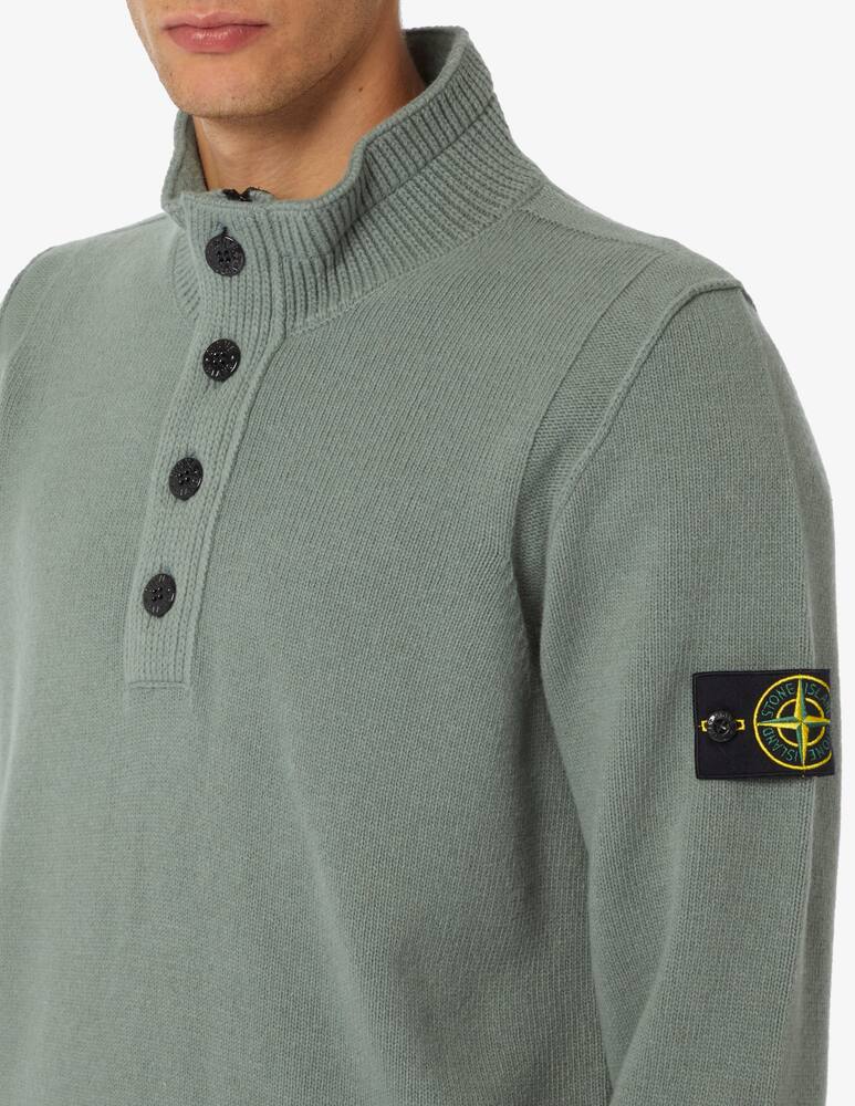 rinascente Stone Island Wool polo shirt