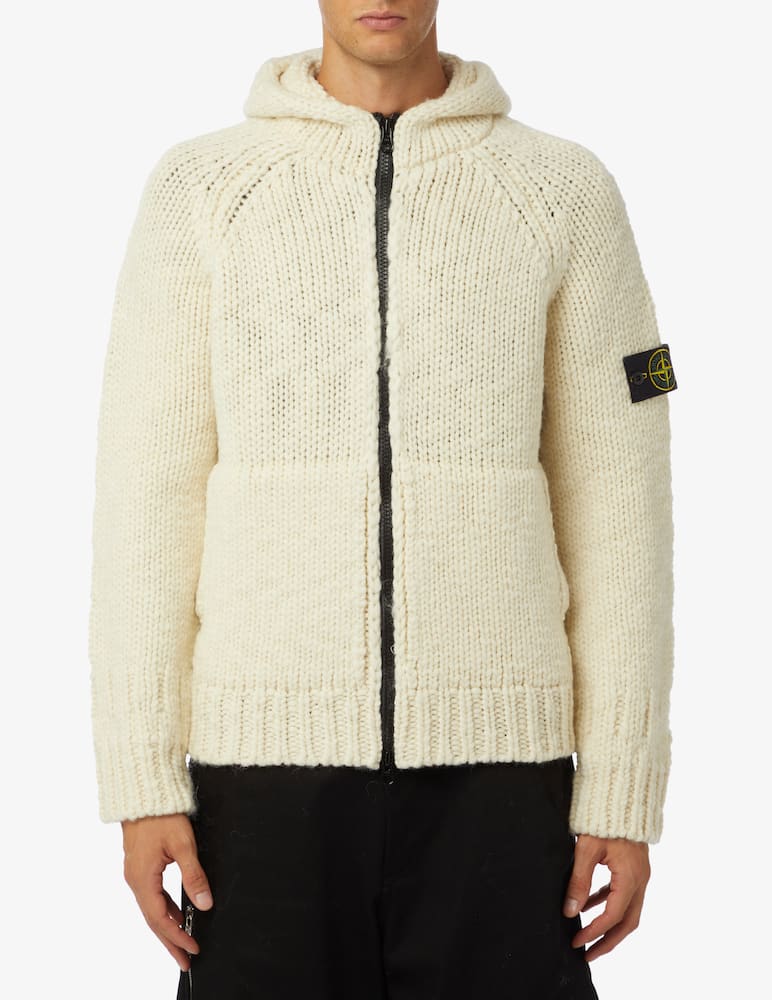 Stone Island Handmade effect hooded jumper - picture 1 Stone Island Handmade effect hooded jumper - picture 1