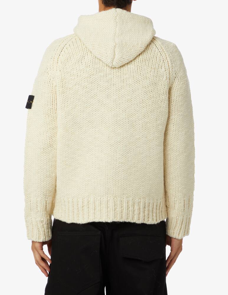 Stone Island Handmade effect hooded jumper - picture 3 Stone Island Handmade effect hooded jumper - picture 3