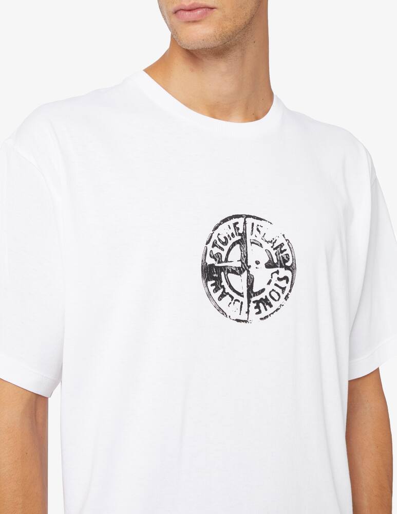 rinascente Stone Island Maglietta logo centrale