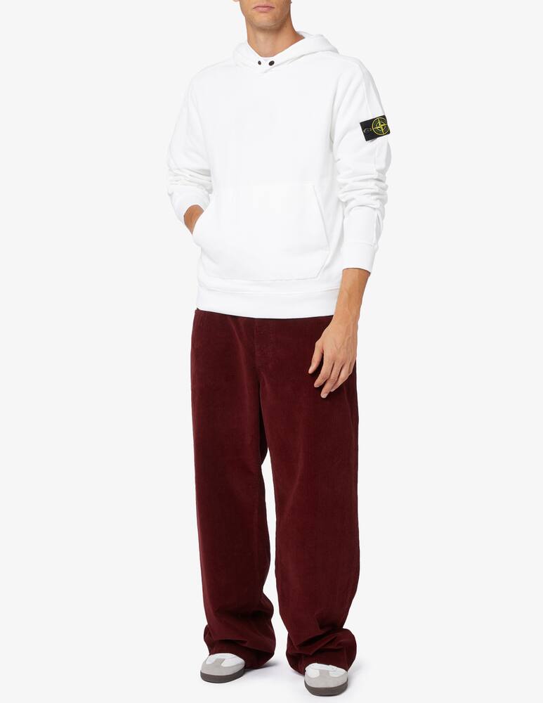 rinascente Stone Island Felpa stretch con cappuccio